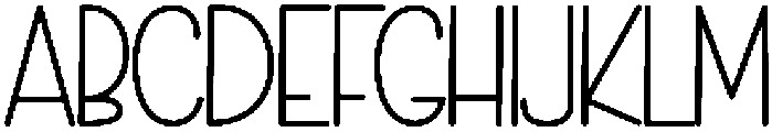 Stay Pencil Regular otf (400) Font UPPERCASE
