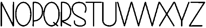 Stay Pencil Regular otf (400) Font UPPERCASE
