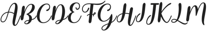 StayGracious-Italic otf (400) Font UPPERCASE