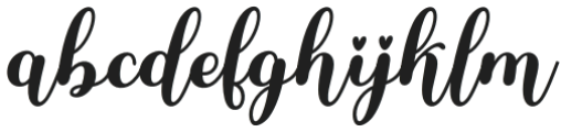 StayGracious-Italic otf (400) Font LOWERCASE