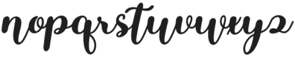 StayGracious-Italic otf (400) Font LOWERCASE