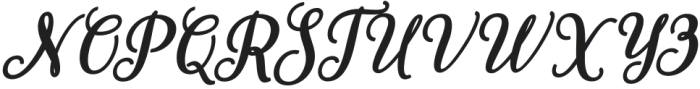 Stayblue Script Italic otf (400) Font UPPERCASE