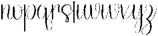 Staycation Autumn Regular otf (400) Font LOWERCASE
