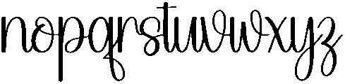 Staycation Regular otf (400) Font LOWERCASE