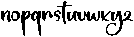 Staycation Regular otf (400) Font LOWERCASE