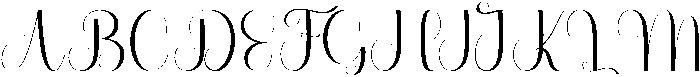 Staycation Regular otf (400) Font UPPERCASE
