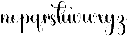 Staycation Regular otf (400) Font LOWERCASE