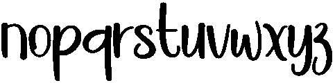 Staycation Regular otf (400) Font LOWERCASE
