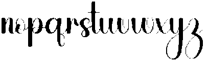 Staycation Regular otf (400) Font LOWERCASE