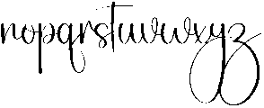 Staycation Regular otf (400) Font LOWERCASE