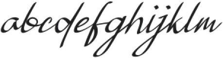 Staycool Calligraph otf (400) Font LOWERCASE