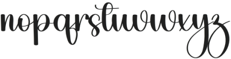 Staylish Beautiful Regular otf (400) Font LOWERCASE