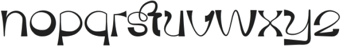 Staylishta Regular otf (400) Font LOWERCASE