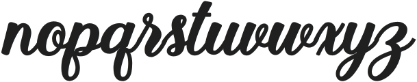 Stayola Black otf (900) Font LOWERCASE