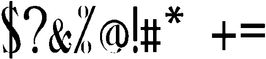 Steadfast otf (400) Font OTHER CHARS