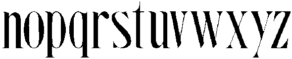 Steadfast otf (400) Font LOWERCASE