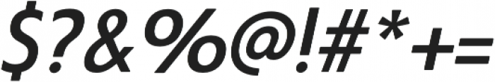 Steagal Medium Italic otf (500) Font OTHER CHARS