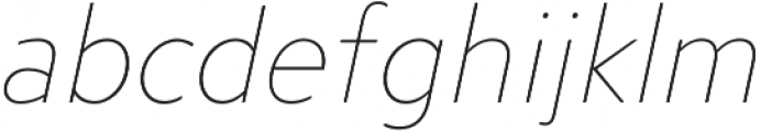 Steagal Thin Italic otf (100) Font LOWERCASE