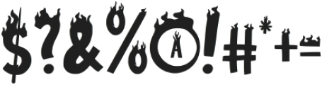 Steak House Regular otf (400) Font OTHER CHARS