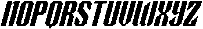 Steel Anthem Oblique otf (400) Font UPPERCASE