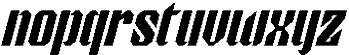 Steel Anthem Oblique otf (400) Font LOWERCASE