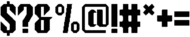 Steel Anthem otf (400) Font OTHER CHARS