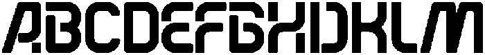 Steel Curve Regular otf (400) Font UPPERCASE