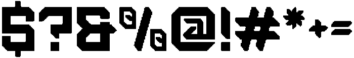 Steel Frame otf (400) Font OTHER CHARS