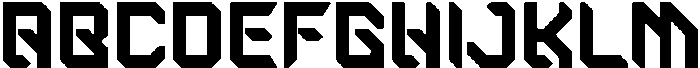 Steel Frame otf (400) Font UPPERCASE
