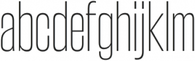 Steelfish ExtraLight otf (200) Font LOWERCASE