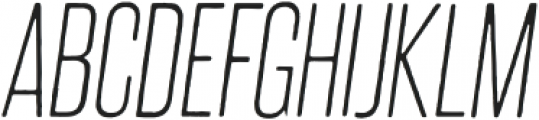 Steelfish Hammer Light Italic otf (300) Font UPPERCASE