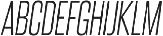 Steelfish Light Italic otf (300) Font UPPERCASE