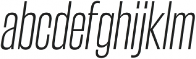 Steelfish Light Italic otf (300) Font LOWERCASE