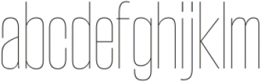 Steelfish UltraLight otf (300) Font LOWERCASE