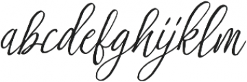 Stefhanie Typeface otf (400) Font LOWERCASE