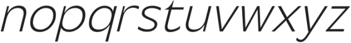 Steg Pro Exlight Italic otf (300) Font LOWERCASE