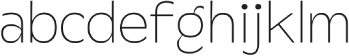 Steg Pro Hairline otf (100) Font LOWERCASE