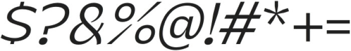 Steg Pro Light Italic otf (300) Font OTHER CHARS