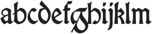 Steinschaber otf (400) Font LOWERCASE