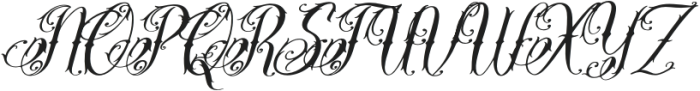 Stejita Italic otf (400) Font UPPERCASE