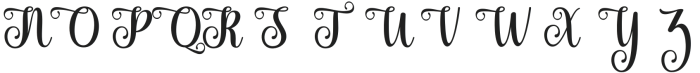 Stelagia Script Regular otf (400) Font UPPERCASE