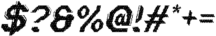 Stellen Disco Italic otf (400) Font OTHER CHARS