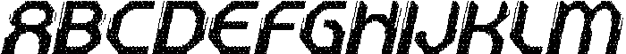 Stellen Disco Italic otf (400) Font UPPERCASE