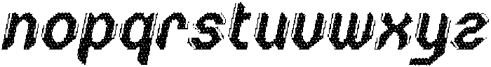 Stellen Disco Italic otf (400) Font LOWERCASE