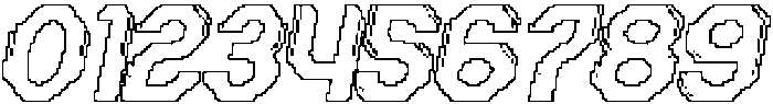 Stellen Pixel Outline otf (400) Font OTHER CHARS
