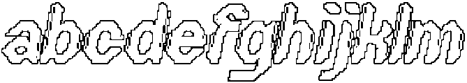 Stellen Pixel Outline otf (400) FONT