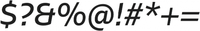 Stena Medium Italic otf (500) Font OTHER CHARS