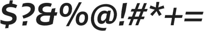 Stena SemiBold Italic otf (600) Font OTHER CHARS