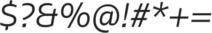 Stena Thin Italic otf (100) Font OTHER CHARS