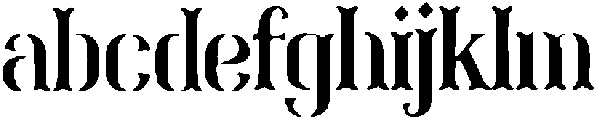 Stencil Blackletter Regular otf (900) FONT